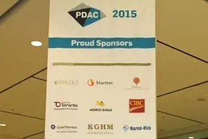 PDAC 2015 Gold Plus Sponsor