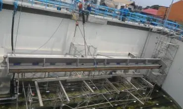 Bagbag STP - Decanter Installation